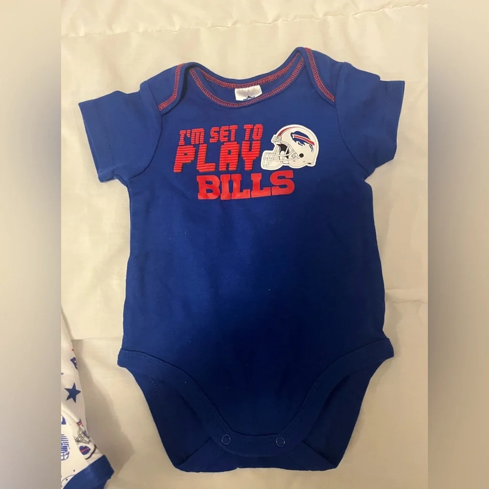 NFL Buffalo Bills Football Baby Onesie Bodysuits
